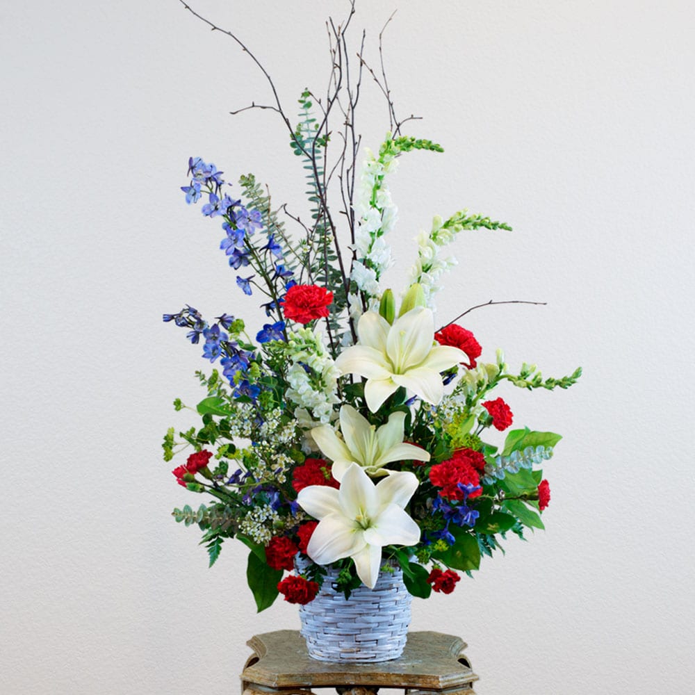 With Honor Floral Arrangement in Austin, TX | Ben White Florist, Austin ...