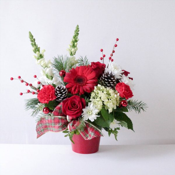 Mrs. Claus X Flower Arrangement