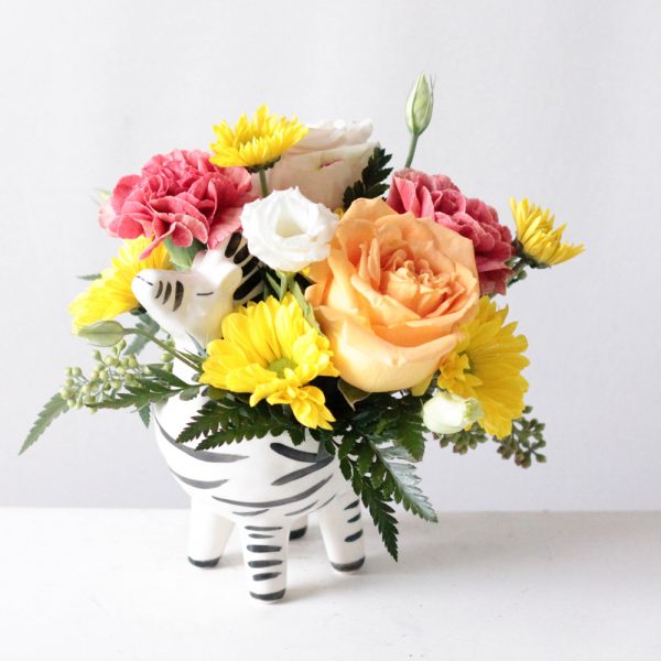 Savannah Zebra Floral Arrangement