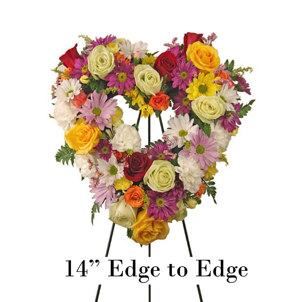 CELEBRATION OF LIFE CROSS Flower Arrangement