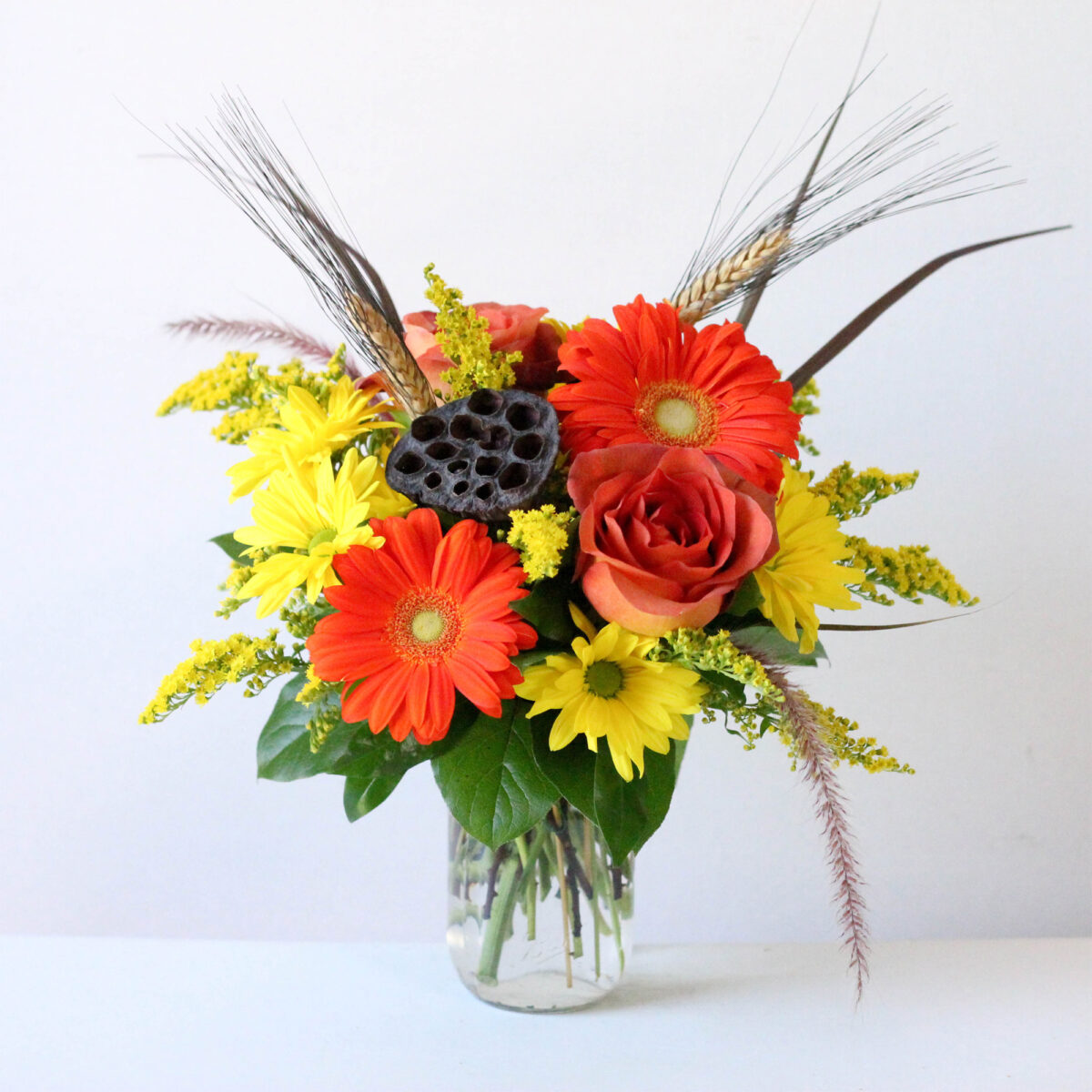 Operation Yellow Daisy Fall Floral Arrangement