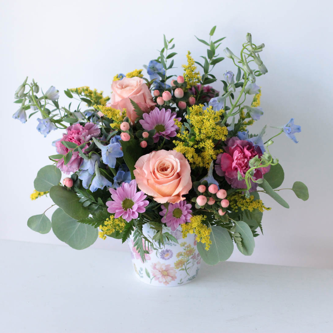 Pretty in Peach Floral Arrangement