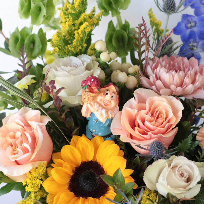 Oh Gnome You Didn't! Floral Arrangement