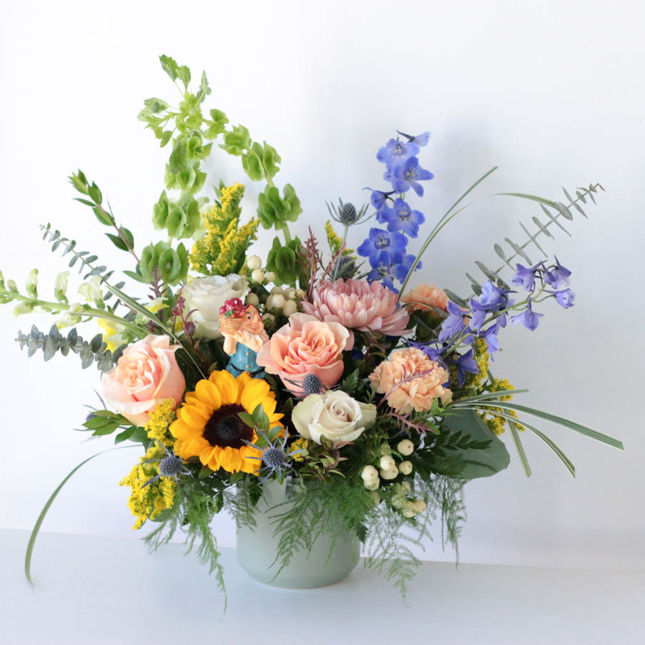 Oh Gnome You Didn't! Floral Arrangement