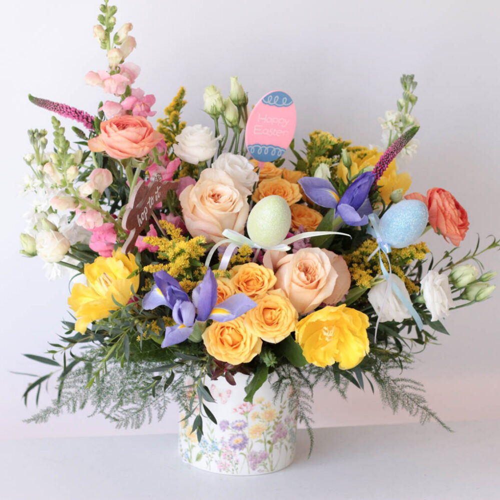 Hummingbird Heartbeat Easter Floral Arrangement in Austin, TX