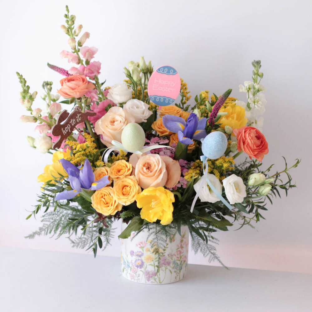 Hummingbird Heartbeat Easter Floral Arrangement in Austin, TX