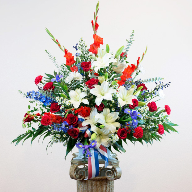 Patriotic Funeral Flowers